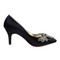 Chaussures de mariage taille réelle du talon 3.15 pouce talons hauts automne hiver formel