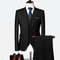 Mode masculino terno costume ensembles blazers 3 pièces costumes jeunes hommes