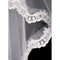 Ourlet de dentelle courte Belle Voile de mariage