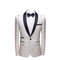 Veste marié slim fit costumes pour hommes 2 pièces costumes de mariage pour hommes noir