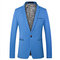 Et automne hommes costume mode blazer slim fit printemps