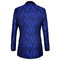 Conceptions de bal costume imprimer hommes bleu tuxedos