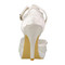 Chaussures de mariage talons hauts plates-formes taille réelle du talon 3.94 pouce moderne