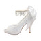 Chaussures de mariage dramatique plates-formes hauteur de plateforme 0.59 pouce talons hauts