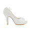 Chaussures de mariage talons hauts plates-formes moderne hauteur de plateforme 0.59 pouce