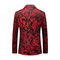 Mariage homme rouge fleur veste affaires événement