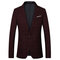 Veste vestes plaid mâle blazer taille m-5xl vin rouge