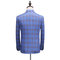 Affaires blazers grande taille impression mariage plaid asiatique taille slim fit