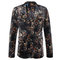 Mode manteau blazers occasionnels floral marque costumes blazers