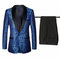 Costumes blazer bleu costumes nouvelle marié de mariage