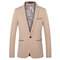 Et automne hommes costume mode blazer slim fit printemps