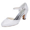 Chaussures de mariage taille réelle du talon 2.36 pouce hiver charmante