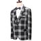 Costume hommes plaid costume terno bureau classique robe de mariée