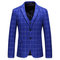 Ensemble veste + gilet + pantalon mâle hommes costumes pour mariage blazer fit