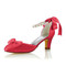 Chaussures pour femme taille réelle du talon 2.36 pouce printemps charmante
