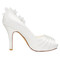 Chaussures de mariage plates-formes talons hauts hauteur de plateforme 0.59 pouce romantique