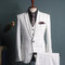 Blanc terno costumes pour hommes mode mariage bureau masculino