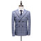 D'affaires blazers 3 pièces costume hommes nouvelle mode grande taille plaid automne