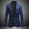 Costume/homme mode blazers imprimé costume nouveaux hommes décontracté boutique