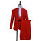 Hôte blazer entreprise rouge 2 pièces robe costumes