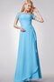 Robe mère de mariée plissage courte naturel avec décoration dentelle fermeutre eclair