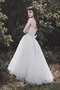 Robe de mariée de princesse mode en satin cordon romantique