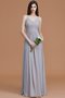 Robe demoiselle d'honneur de princesse ligne a ruché manche nulle avec chiffon
