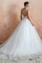 Robe de mariée de princesse larges bretelles salle interne absorbant v encolure