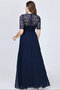 Robe mère de mariée incroyable avec chiffon romantique longue officiel