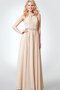 Robe demoiselle d'honneur plissé avec ruban de dos nu fermeutre eclair ceinture