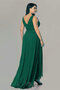 Robe de bal salle interne satin en simulation distinctif de col en v vintage