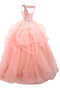 Robe de quinceanera intemporel facile officiel avec manche courte de col bateau