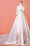 Robe de mariée magnifique en 3/4 manche naturel romantique longue