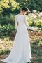 Robe de mariée ligne a chaming en plein air satin en simulation formelle