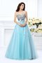 Robe de quinceanera longue brillant naturel fermeutre eclair de mode de bal