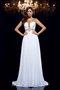 Robe de soirée longue avec perle de traîne courte ligne a de princesse