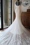 Robe de mariée eclaté luxueux de traîne moyenne appliques fermeutre eclair