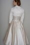 Robe de mariée attirent plissage moderne manche nulle a-ligne