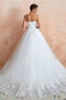 Robe de mariée captivant avec décoration dentelle avec zip attirent formelle