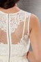 Robe de mariée facile manche nulle appliques a plage ceinture