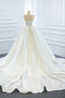 Robe de mariée en satin honorable col en forme de cœur vintage officiel