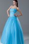 Robe de quinceanera de col en cœur de mode de bal cordon ruché au niveau de cou