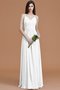 Robe demoiselle d'honneur de princesse ligne a ruché manche nulle avec chiffon