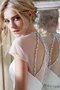 Robe de mariée romantique facile trou de serrure maillot avec perle