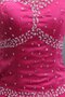 Robe de soirée longue cordon en tulle de bustier avec perle