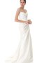 Robe de mariée plissage facile ligne a au bord de la mer avec perle