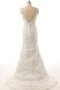 Robe de mariée brillant avec décoration dentelle en organza fermeutre eclair cordon