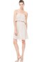 Robe de graduation bref moderne de lotus de bustier textile en tulle