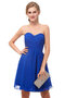 Robe demoiselle d'honneur avec chiffon avec zip passionnant de col en cœur ligne a