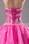 Robe de quinceanera plissé de mode de bal ruché decoration en fleur col en forme de cœur